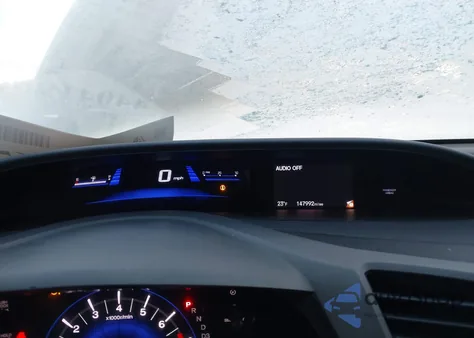 2012 Honda Civic Ex-L from USA, damaged, VIN 2HGFG3B17CH506231